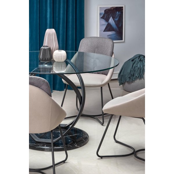 Vision eettafel 122 cm - Zwart