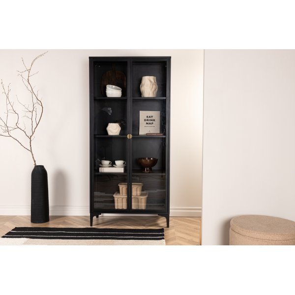 Alexander vitrinekast - Zwart