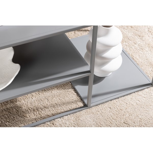 Tr�ne soffbord 120 x 50 cm - Ljusgr�