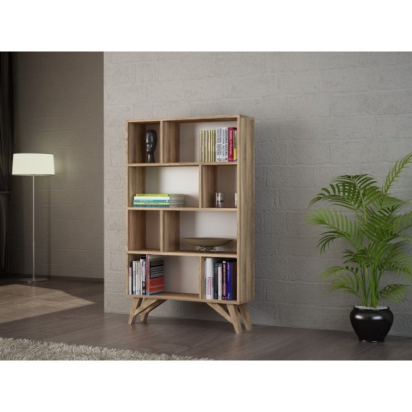 Flamingo bokhylla - Valnöt Flamingo bokhylla - Valnöt