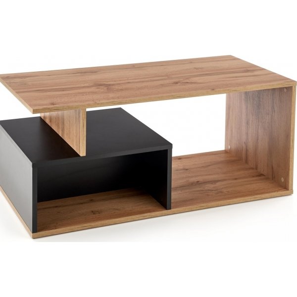 Arely soffbord 110x 55 cm - Wotan ek/svart