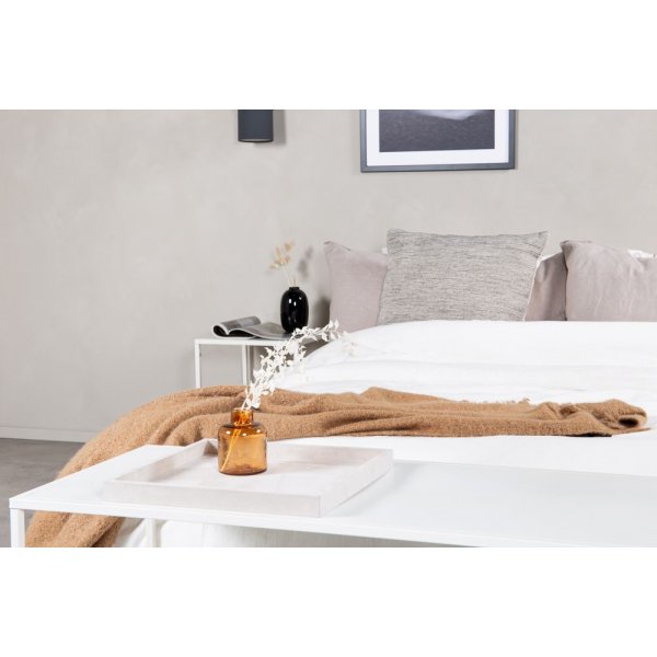 Träne sidobord 38 x 37 cm - Vit Träne sidobord 38 x 37 cm - Vit