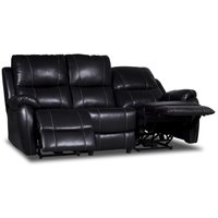 Enjoy Chicago reclinersoffa - 3-sits (el) i svart konstläder Enjoy Chicago reclinersoffa - 3-sits (el) i svart konstläder