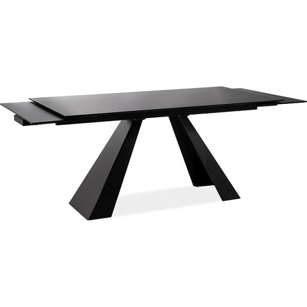 Table à manger Salvadore 120-180 cm - Noir Table à manger Salvadore 120-180 cm - Noir