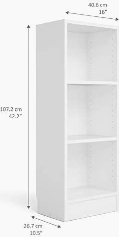 Basic låg bokhylla - Vit Basic låg bokhylla - Vit