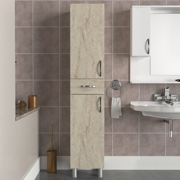 Selin badrumsskåp - Travertin Selin badrumsskåp - Travertin