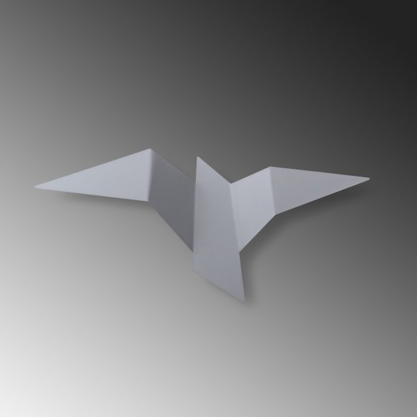 Pacali wandlamp 56 x 24 cm - Grijs