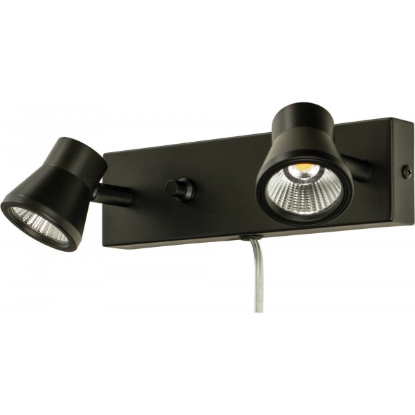 Pluto wandlamp LED - Zwart Pluto wandlamp LED - Zwart