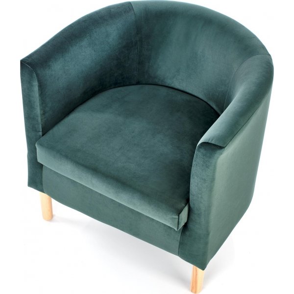 Seal fauteuil - Groen fluweel + Textielreiniging voor meubels Seal fauteuil - Groen fluweel + Textielreiniging voor meubels