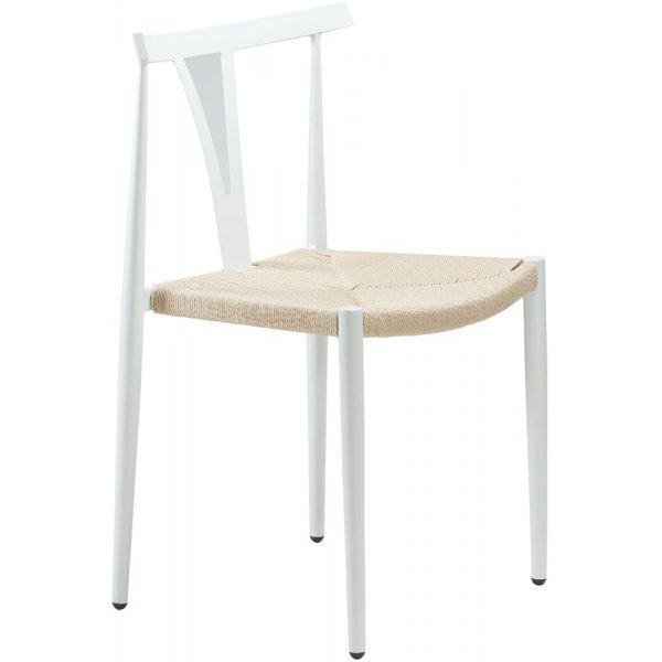 Alfa stol - Vit / rotting Alfa stol - Vit / rotting