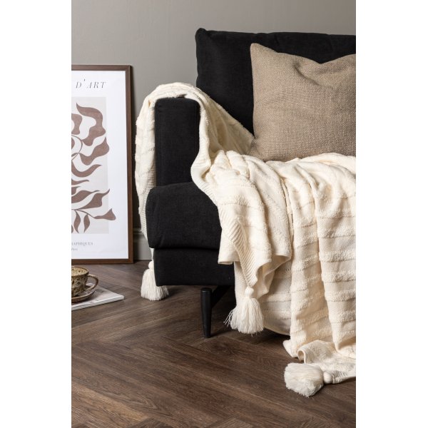 Lo pläd 130x170 cm - Vit Lo pläd 130x170 cm - Vit