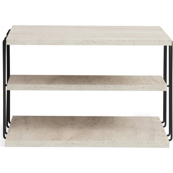Lifon sidobord - Svart/marmor Lifon sidobord - Svart/marmor