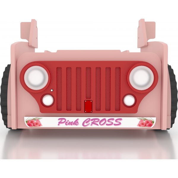 Jeep Marta rosa - 90 x 190 cm