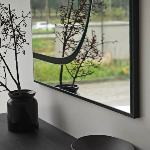 Miroir abstrait 2 - Noir Miroir abstrait 2 - Noir