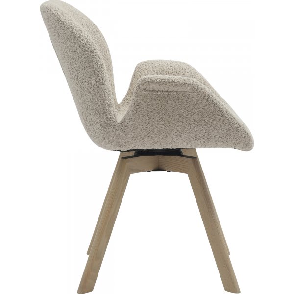 Bjerke matstol - Beige/vitpigmenterad lackad ek Bjerke matstol - Beige/vitpigmenterad lackad ek
