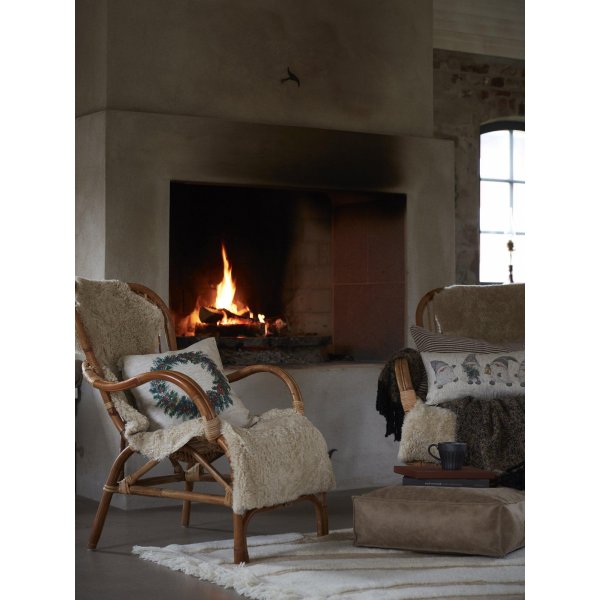 Ewa kussenhoes 45 x 45 cm - Naturel