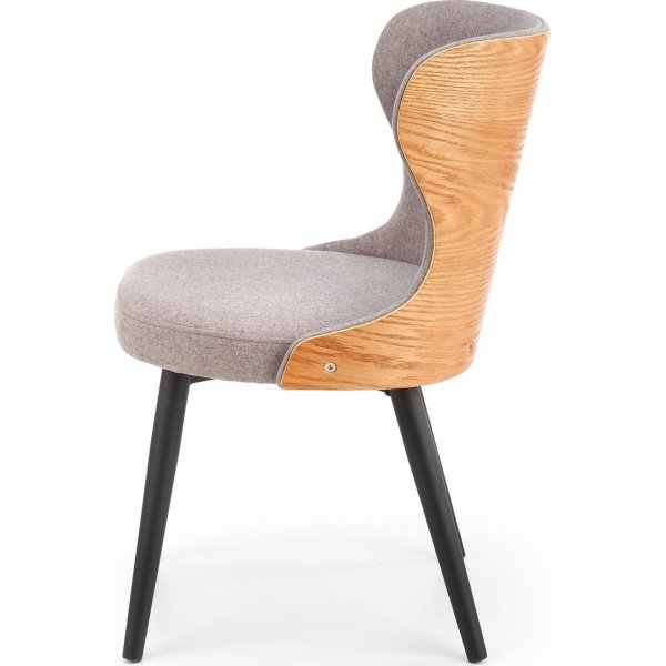 Chaise de salle  manger Cadeira 452 - Gris/bois