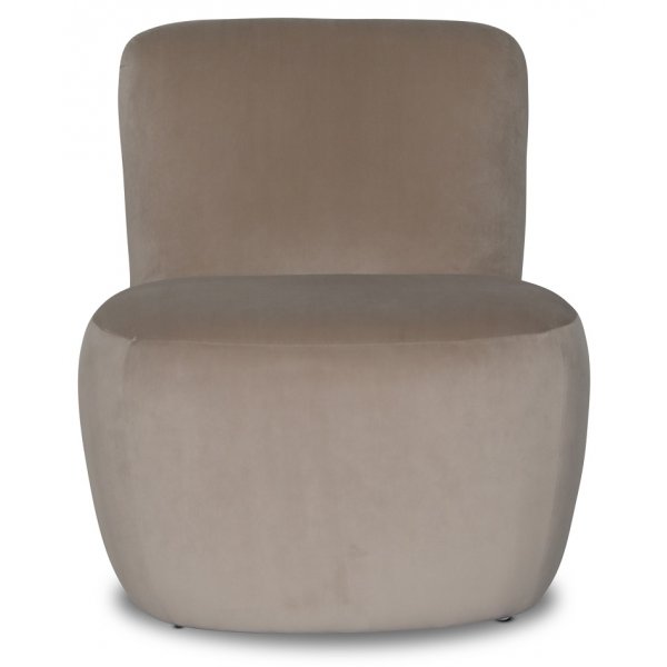 Rone fåtölj - Beige sammet Rone fåtölj - Beige sammet