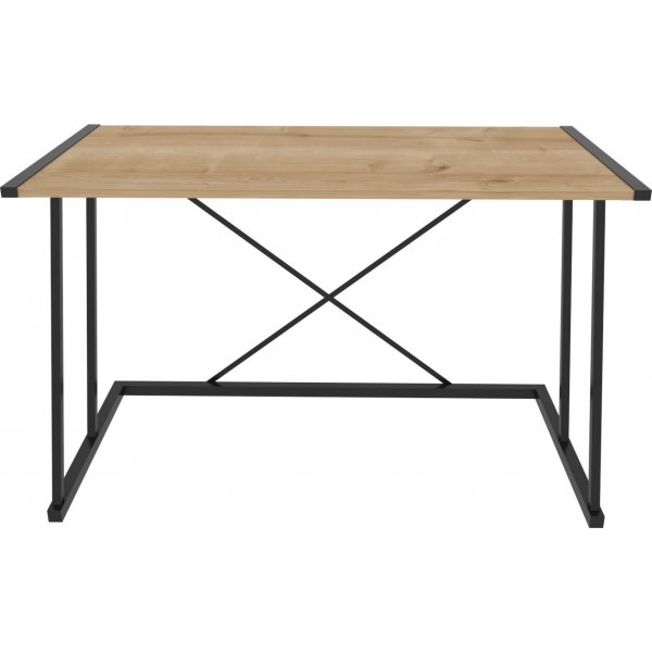 Bureau Adélaïde 114 x 60 cm - Noir/chêne Bureau Adélaïde 114 x 60 cm - Noir/chêne