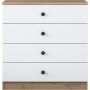 Mendy byr B:80 cm - Valnt/vit