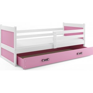 Juniorsäng Århus med förvaringslåda 90 cm - Vit/Rosa Juniorsäng Århus med förvaringslåda 90 cm - Vit/Rosa