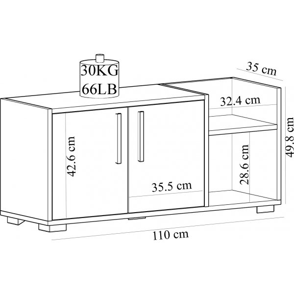Susanne skoskåp - Vit Susanne skoskåp - Vit