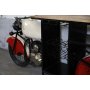 Glider motorcykel barbord/bardisk 226 x 45,7 cm - Metall/mango