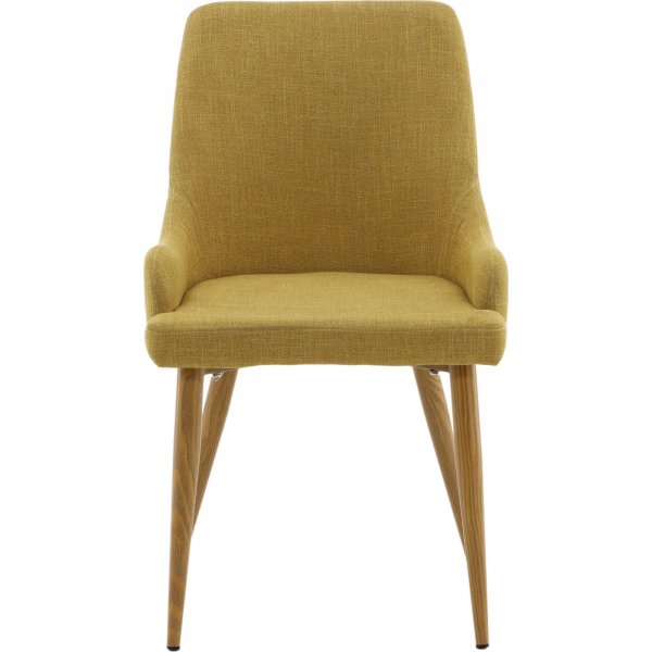 Chaise de salle  manger Paradis - Jaune moutarde/chne