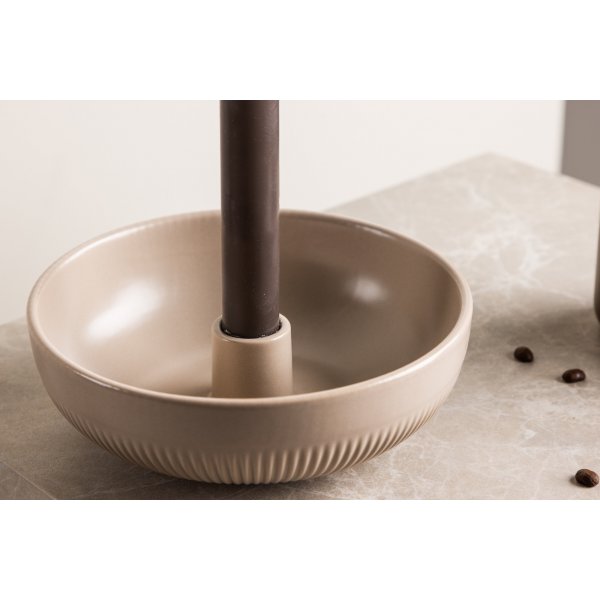 Posh ljusstake 18 x 6 cm - Beige Posh ljusstake 18 x 6 cm - Beige