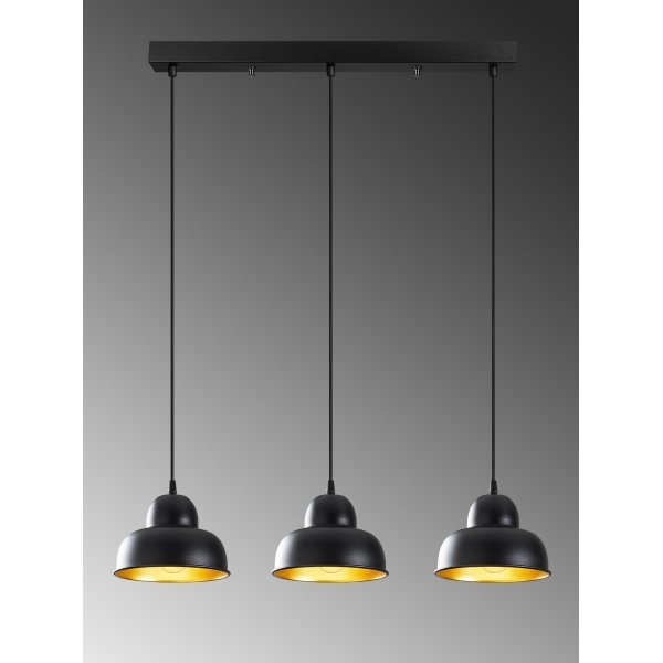 Bergamo taklampa 180-S1 - Svart