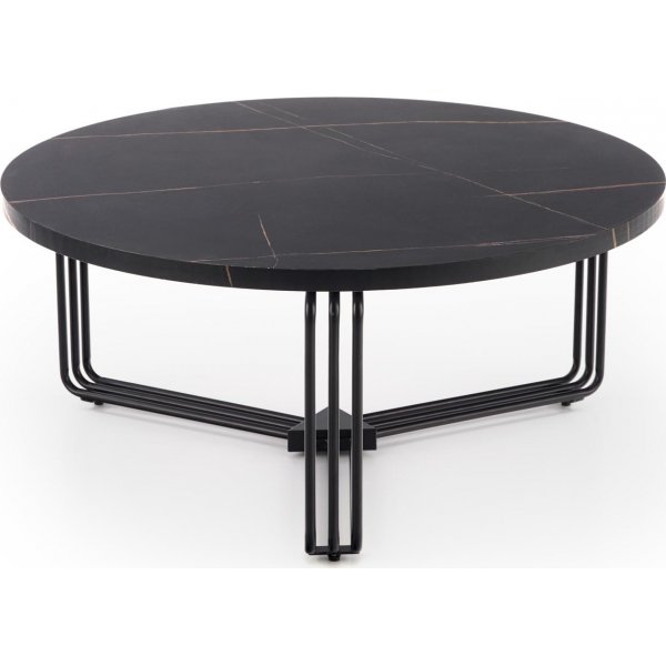 Table basse Tisvilde 80 cm - Noir