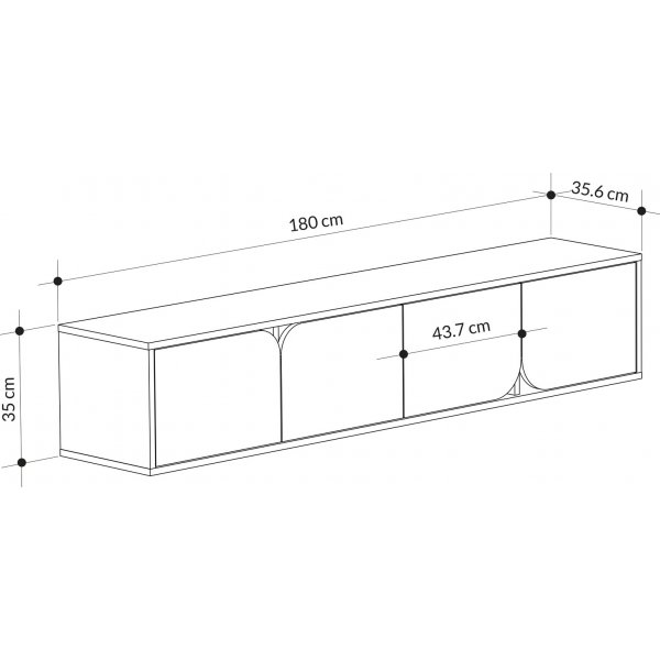 Spark TV-b�nk - Mocka