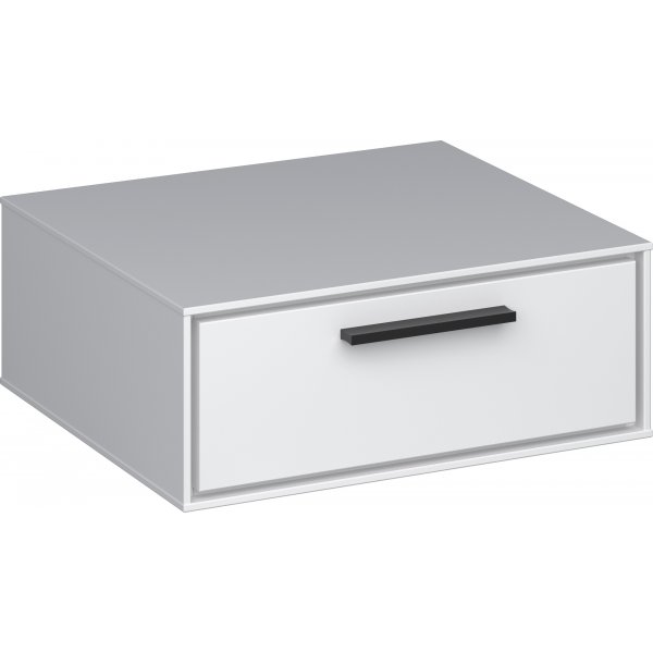 Slimline sngbord - Vit