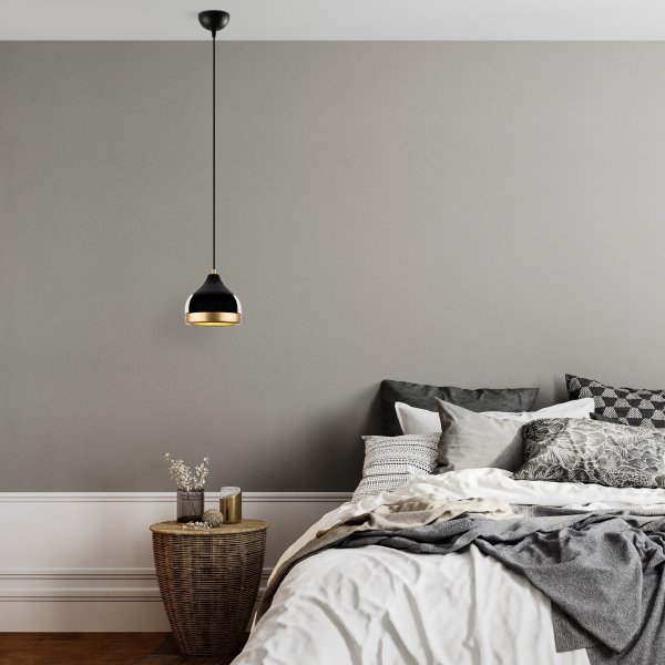 Yildo taklampa 6869 - Svart/guld Yildo taklampa 6869 - Svart/guld