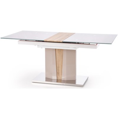 Paola matbord utdragbart 150-180 cm - Ek/champagne (Hgglans)