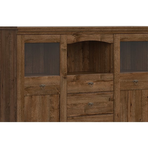 Patras vitrinekast - Eiken