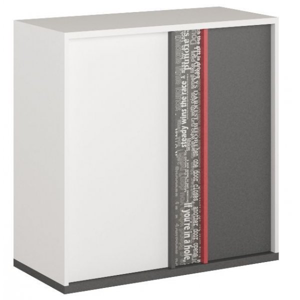 Jacklyn sideboard - Vit/graphite