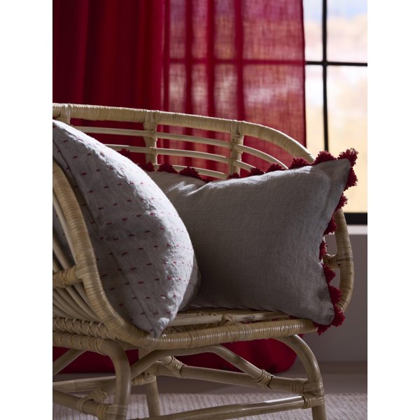 Harriet kussenhoes 50 x 50 cm - Rood