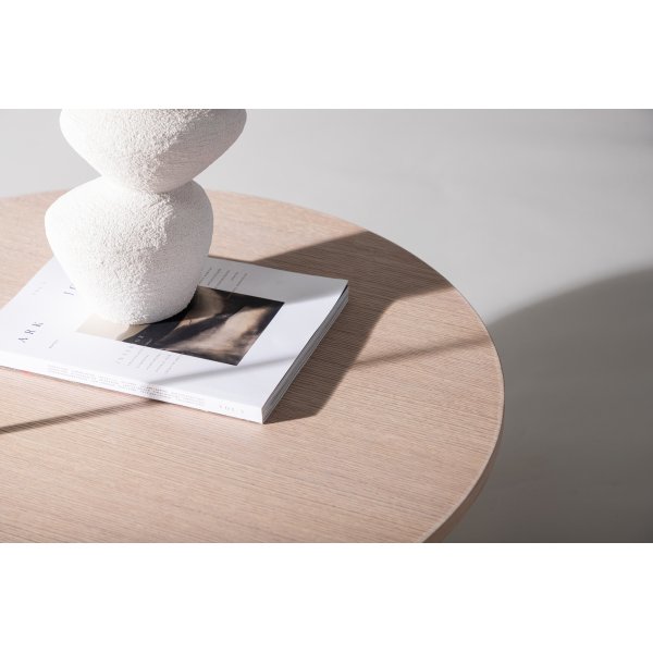 Table basse Askerön Ř80 cm - Blanchi Table basse Askerön Ř80 cm - Blanchi