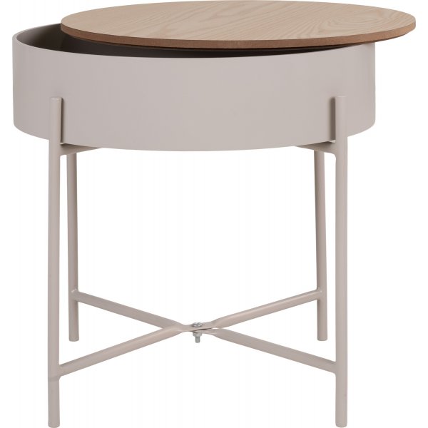 Table d\\\'appoint Sisco Beige/Gris 40 cm