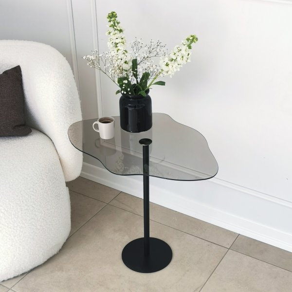 Table basse Dior 60 x 45 cm - Noir