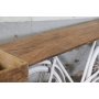 Cykel barbord 182,8x 35,5 cm - Vit/mango