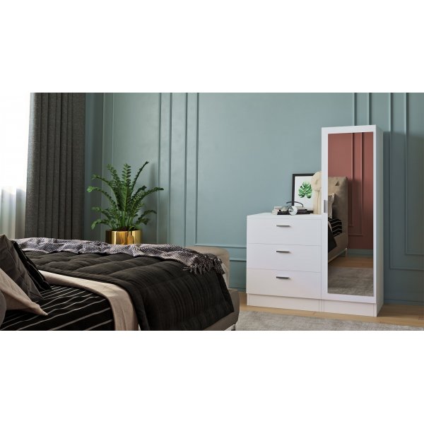 Cecilia skåp och byrå - Vit Cecilia skåp och byrå - Vit