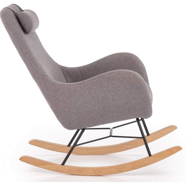 Fauteuil à bascule Mengoba - Gris Fauteuil à bascule Mengoba - Gris
