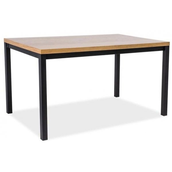 Matbord Whisper 150 cm - Svart/ek