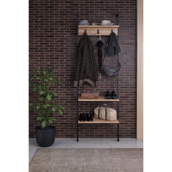 Meuble d\\\'entrée Nina - Noir Meuble d\\\'entrée Nina - Noir