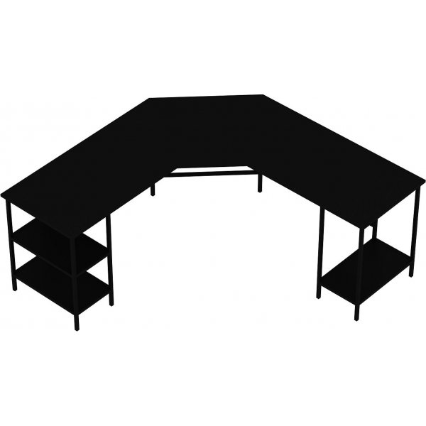 Power hörnskrivbord 180 x 60 cm - Svart Power hörnskrivbord 180 x 60 cm - Svart