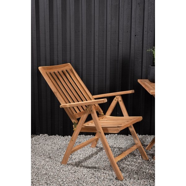 Kenya utematgrupp med 2 st Kenya positionsstolar - Teak Kenya utematgrupp med 2 st Kenya positionsstolar - Teak