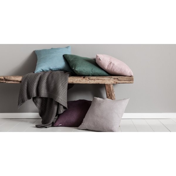 Harmony Linne kuddfodral 45x45 cm - Petrol Harmony Linne kuddfodral 45x45 cm - Petrol