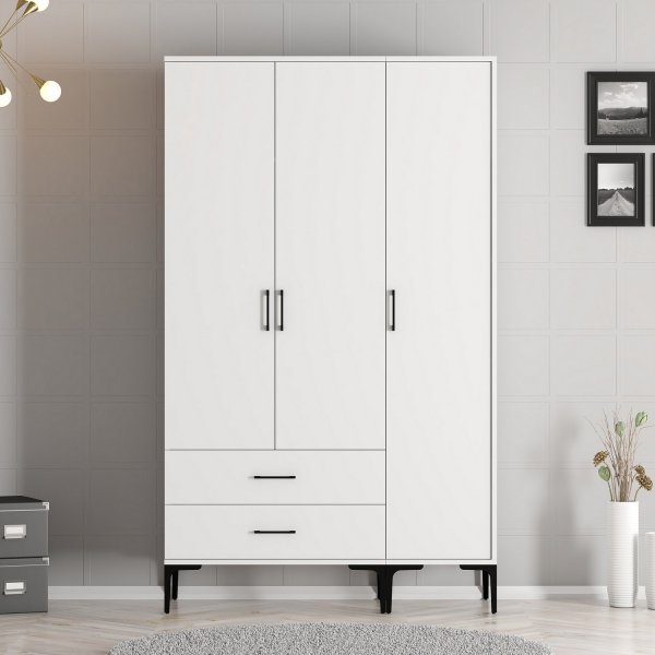 Kumsal garderob 9 Vit